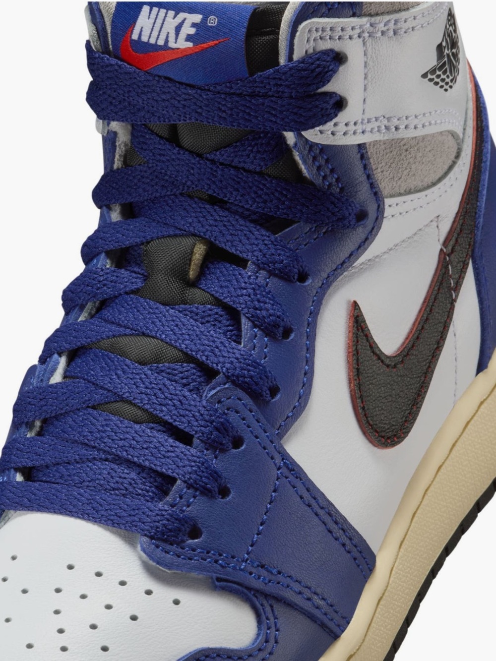 AIR JORDAN 1 RETRO HIGH OG "RARE AIR" BIG KIDS 6.5Y = 8 Women’s - Picture 7 of 15